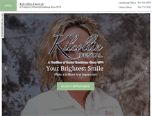 Tablet Screenshot of kilcollindental.com